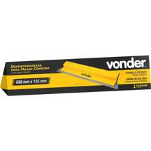 Desempenadeira Para Massa Corrida 60cm Berox Aço Inox Vonder - 60 cm - Visão 2