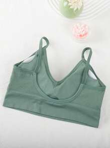 5pcs/Pack Women's Sports Bras Racerback Yoga Fitness Running Crop Tops - Multicolor - View 4