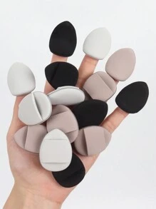 15/30/60pcs Mini Finger Air Cushion Puff, Includes Air Cushion Puff, Latex-Free Mixed Sponge, And Makeup Sponge. Suitable For Liquid Foundation, BB Cream, And Concealer. Suitable For All Skin Types.,Makeup,Cheap,Room Decor,Vanity,Travel,Bedroom,Makeup Accessories,Puff,Makeup Blender,Powder Puff,Makeup Sponge