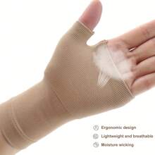 1 paio di guanti di compressione per il polso, manica di supporto per polso e pollice, accessori per fascia sportiva