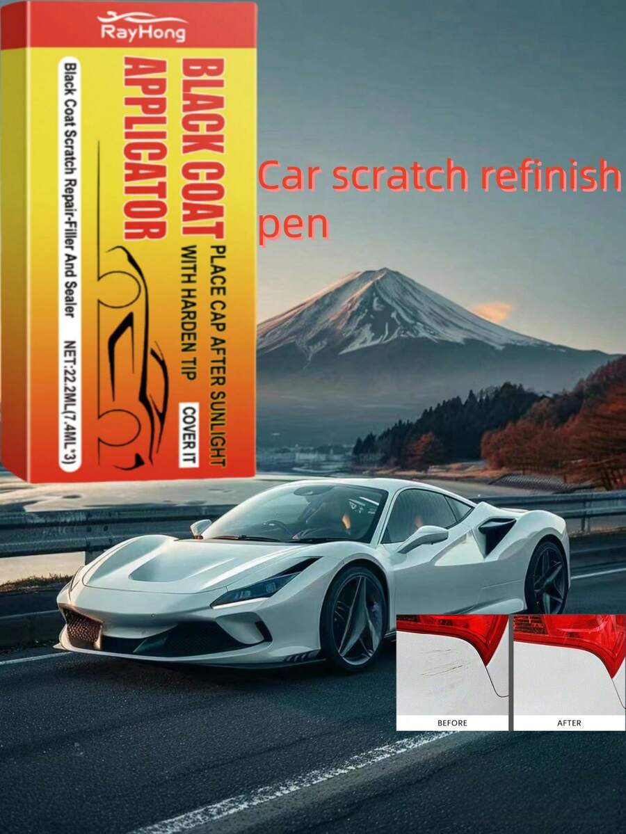 Penna per riparazione graffi per auto, Vernici per ritocco carrozzeria auto, impermeabile, portatile, penna per riparazione graffi pennello per matita per auto moto strumento applicatore di tipo 10