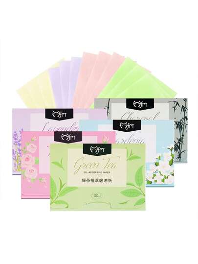 1PC/10pcs Oil Absorbing Paper For Oily Skin - Portable, Alcohol Free, Single Layer, Refreshing Makeup Essential For Men And Women (100 Pieces Set)