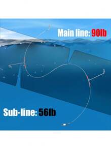 Fishing Leaders Stainless Steel Fishing Rigs Fishing Gear Tackle High-Strength Fishing Wire, With Swivel Snaps Beads For Lures Bait Hooks