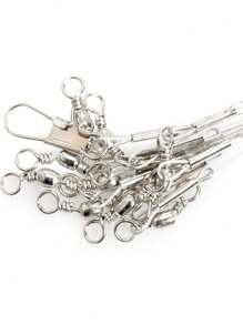 Fishing Leaders Stainless Steel Fishing Rigs Fishing Gear Tackle High-Strength Fishing Wire, With Swivel Snaps Beads For Lures Bait Hooks