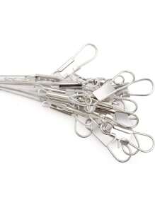 Fishing Leaders Stainless Steel Fishing Rigs Fishing Gear Tackle High-Strength Fishing Wire, With Swivel Snaps Beads For Lures Bait Hooks