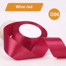 1 Rollo de 25 yardas de cinta de satén de 4 cm/1,57 pulgadas de ancho en colores variados - Perfecta para hacer lazos de rosas, decoraciones de pasteles y navideñas - Vibrante, suave, cintas para manualidades y envoltorios de regalos, Día de San Valentín