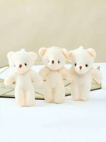 6 pièces/12 pièces, mini ours en peluche, cadeau ours en peluche, pendentif de sac DIY, convient pour cadeau de mariage, anniversaire, boîte-cadeau, jouet de poupée, décoration de gâteau d'anniversaire, de mariage, fournitures de fête, ornements, accessoires de DIY, ours, ours en peluche