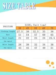 Young Girl Solid Colored Vest And Skirt Set