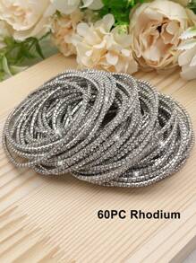 Bracelet de tennis ultra-fin de 2 mm avec perles en cristal blanc, élastique pour femmes