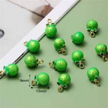 5/Pcs Random Mixed Color Alloy 3D Fruit Pendant DIY For Earrings, Bracelets, Keychains, Bag Charms, Pendant Accessories - Multicolor - View 32