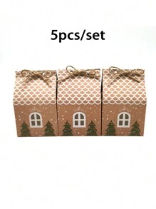 Mini Christmas House Gift Box, Packaging Boxes, Candy Box, Party Supplies, Baking Accessories, Christmas Packaging Box & Bags, Holiday Items Christmas Decorations Christmas Decor Christmas Gifts Christmas Wrapping Paper  Christmas Party Supplies Christmas Gift Bags Christmas Bags Christmas Stickers