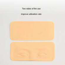 逼真的人头模型，仿皮革材质，适合化妆练习、纹眉、睫毛和眼妆，有助于提高技巧和外观，化妆，便宜，房间装饰，梳妆台，旅行，卧室，化妆配件