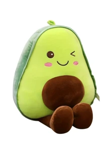 圣诞装饰 30 厘米/11.8 英寸可爱牛油果毛绒玩具柔软枕头玩具，水果形状，适用于家居装饰，毛绒水果玩具，可抱可玩的娃娃，可爱的动物，适合作为玩具礼物送给朋友、情人节、圣诞节、派对礼物、母亲节礼物、软糖、毛绒玩具、儿童玩具