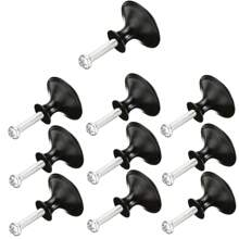 20 个装，金色简约单孔橱柜抽屉拉手，极具吸引力的厨房创意抽屉家具五金，衣柜把手，家具五金旋钮，厨房橱柜拉丝金属镀铬门抽屉柜把手 - 彩色 - 查看 8