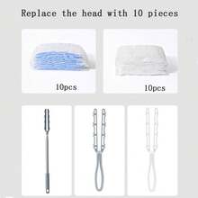 1pc Static Electricity Duster With Replaceable Refill, Soft Fiber Absorbing Dust Brush, Suitable For Cleaning Appliances, Walls, Crevices, Bookshelves - Non-Shedding, Non-Dusting - Multicolor - View 2