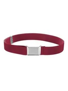 1pc Kids Magnetic Buckle Elastic Waist Belt,Simple & Fashionable Clothing Decor For Wedding, Party, Performance, Suitable For Boys And Girls, Daily Wear, Holiday & Birthday Gift
