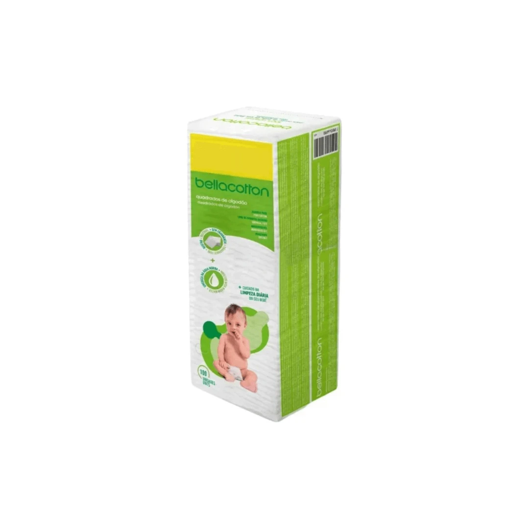 Bellacotton Cotton Square For Baby - trắng - Xem 1