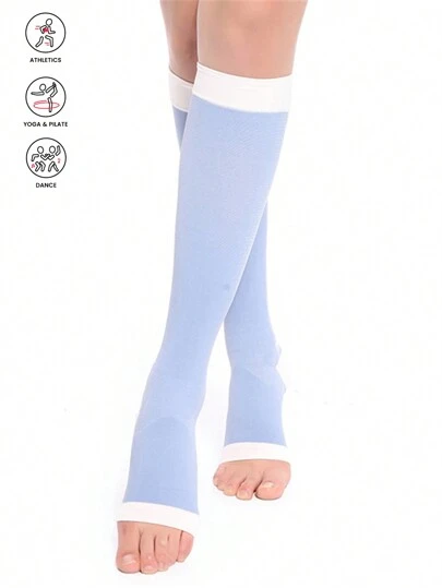 运动户外 1 双露趾压缩运动袜