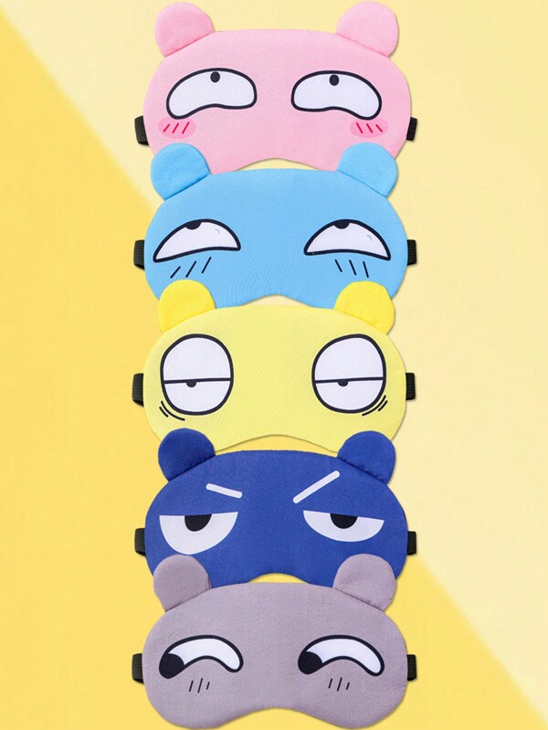 1pc Eye Mask, Printed Eye Mask, Ice Bag Eye Mask, Ice Compress Eye Mask, Parent-Child Eye Mask, Cute Eye Mask, Couple Eye Mask, Aviation Eye Mask, Plush Eye Mask, Monster Eye Mask, Embroidered Eye Mask, Eye Mask Mask, Animal Eye Mask, Silk Eye Mask, Eye Mask, Sunshade, Eye Mask, Beauty Eye Mask, Sunshade Eye Mask, Hot Compress Eye Mask, Gel Ice Pack Multifunctional Eye Mask Set, Cooling And Warming Eye Mask For Eye Compression