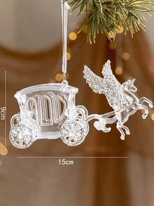 1pc Christmas Hanging Decorations, Plastic Christmas Trees, Christmas Crutches, Christmas Butterflies, Christmas Snowflakes, Christmas Elk, Christmas Angels, Christmas Tree DIY Decorations Pendant, Holiday Party Wedding Decorations, Christmas Decorations Crystal Acrylic Pendant, New Year Party Decorations Hanging Decorations, 6PCS/6cm Shiny Shatterproof Christmas Ball Pendant, Christmas Tree Decorations, Christmas Party Decorations Christmas Ball, For Holiday Parties, Christmas Parties, Halloween Decor, Live Decor, Holiday Decor, Home Decor, Office Decor, Party Gifts, Room Decor, Aesthetic Room Decor, Bedroom Decor, Home Decor, Christmas Party Decor, Christmas, Happy New Year, Christmas Presents, Christmas Decorations - Multicolor - View 22