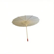1pc, Vintage White Paper Umbrella For - Perfect For Parties, And Photography - DIY Painting Supplies And Party Decor Halloween - Umbrella - View 12