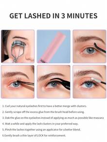 1pc Eyelash Bonding And Sealing 5ml, Strong Styling And Long-Lasting Single Eyelash Glue Latex-Free Waterproof Mild Quick-Drying False Eyelash Glue, Suitable For Sensitive Eye Eyelash Groups DIY Home Eyelash Extension Glue Suitable For All-Day Wear Without Irritation (Black Adhesive + Transparent Seal 2 In 1 ) - Black - View 7