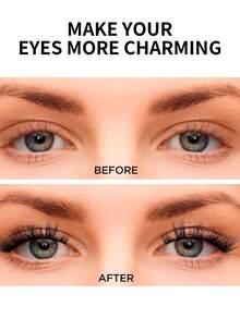 1pc Eyelash Bonding And Sealing 5ml, Strong Styling And Long-Lasting Single Eyelash Glue Latex-Free Waterproof Mild Quick-Drying False Eyelash Glue, Suitable For Sensitive Eye Eyelash Groups DIY Home Eyelash Extension Glue Suitable For All-Day Wear Without Irritation (Black Adhesive + Transparent Seal 2 In 1 ) - Black - View 8