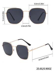 5 件几何图案休闲夏季太阳镜，适合女士万圣节基本款和适合毛衣牛仔裤运动裤连帽衫夹克连衣裙和长袖衬衫时尚遮阳优雅装扮家庭出游旅行度假夏季海滩度假、户外、旅行 - 彩色 - 查看 6