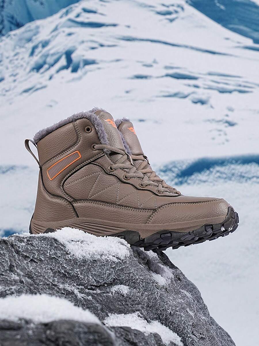 HighTop Men's Hiking Boots, Winter Outdoor LaceUp NonSlip Sports