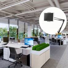 Suporte de Tablet de Aço Carbono de 90cm com Rotação de 360° - Ideal para Compatibilidade com iPad, Telefone Celular e Tablet para Uso em Mesa ou Cama, Suporte de Tablet para Cama | Suporte de Tablet Moderno | Suporte de Braço Ajustável, Suporte para Tablet Compatível com iPhone, Telefone Android, Presente para Aniversário, Família, Amigos, Suporte de Telefone, Acessórios de Telefone