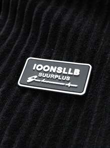 Men's Long Sleeve Thickened Padded Coat, Warm And Wind Resistant, Fall/Winter - Black - View 3