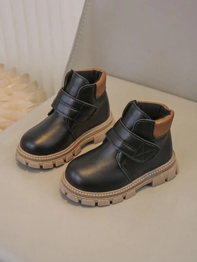 2024 Children Fashionable Short Boots, British Style, New Spring And Autumn