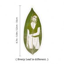 Personalized Photo Leaf Bookmark Custom Leaf Carving Bookmarks Leaf Carving Art Unique Gift For Reader Gifts Birthday Graduation - 1 - View 4