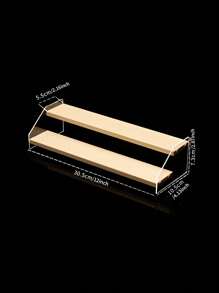 1 pièce Étagère d'affichage en bois à plusieurs niveaux, étagère d'affichage en bois pour les objets de collection, figurines, parfums, cosmétiques, usage multiple