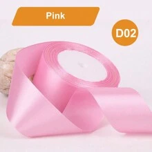 1 Rollo de 25 yardas de cinta de satén de 4 cm/1,57 pulgadas de ancho en colores variados - Perfecta para hacer lazos de rosas, decoraciones de pasteles y navideñas - Vibrante, suave, cintas para manualidades y envoltorios de regalos, Día de San Valentín