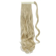 Curly Wave Ponytail Extension 18&24 Inch Heat Resistant Synthetic Wavy Hairpiece Wrap Around Pony Tail Hair Extensions Hairpieces For Women Girls