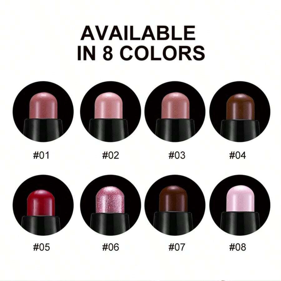 Matte Lipstick Crayons High Pigment, Waterproof, Long Lasting