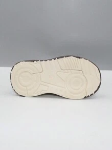 1pair Toddler Boys' Colorblock Casual High-Top Fashion Sports Shoes