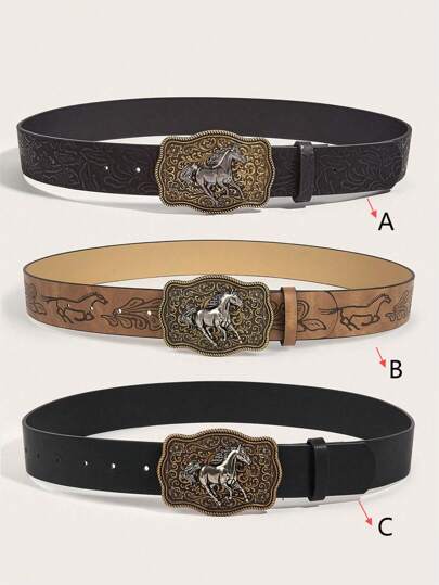 1条男士西部牛仔复古印花皮带，适合日常夏季穿着、校园休闲、商务场合，可作为送给男友、丈夫、父亲的礼物，也适合日常穿着、时尚、青少年、户外、度假、运动、旅行、街头、波西米亚风、复古秋季、万圣节秋冬配饰，适合青少年、青年、男士、休闲、户外、运动、度假、毕业礼物、生日礼物、日常穿着。