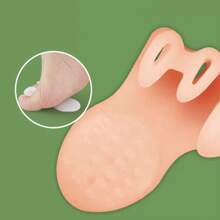 2 Pieces Three Hole Finger Protector Finger Splitter Finger Guard,Foot Toe Protector Thumb Toe Protector. - White - View 3