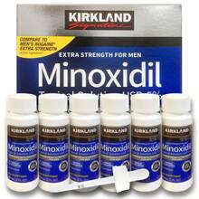 Kirkland Signature Hair Treatment With Minoxidil For 6 Months, Hair, Strong, Topical, Solution, Growth, Men, Beard, Mustache. - 無色 - 查看 2