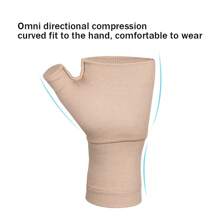 1 paio di guanti di compressione per il polso, manica di supporto per polso e pollice, accessori per fascia sportiva