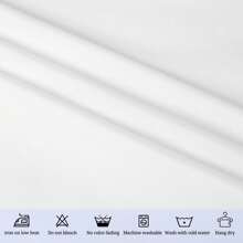 REWOMC 6 Pack Polyester Tablecloths, 90 X 132 Inch Polyester Table Cloth For 6 Foot Rectangle Tables, Stain And Wrinkle Resistant Washable Fabric Table Cover For Wedding Banquet Restaurant Party Multiple Colors,Weddings Graduation Season Outdoor Events Entertain Guests - 白色 - 查看 3