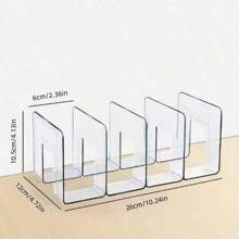 1pc Giá để sách để bàn đơn giản Giá để sách cho học sinh, giá để sách văn phòng bốn giá để sách - Nhiều màu - Xem 9