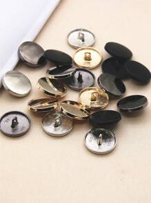 5pcs Solid Zinc Alloy Button - Gold - View 6