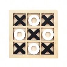 1 pieza Mini XO Tres en raya, Juego de mesa clásico familiar, Juego estratégico tradicional, Adecuado para reuniones multitudinarias, Juegos de entretenimiento de fiesta, Juegos de viaje, Regalos festivos, Decoraciones de escritorio