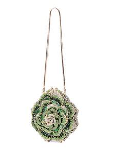 Milan Brand Handmade Rhinestone Embellished Evening Clutch Bag For Women, Non-Smartphone Fitting - Multicolor - View 4