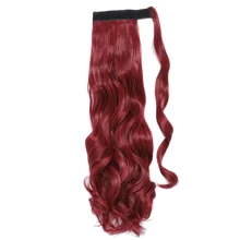 Curly Wave Ponytail Extension 18&24 Inch Heat Resistant Synthetic Wavy Hairpiece Wrap Around Pony Tail Hair Extensions Hairpieces For Women Girls