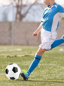 Balon De Futbol Clásico Color Blanco y Negro Numero #5 Tamaño 5 - Blanco y Negro - Ver 2