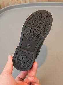 女童公主皮鞋新款春秋季休闲便鞋时尚英伦风 - 黑色 - 查看 7